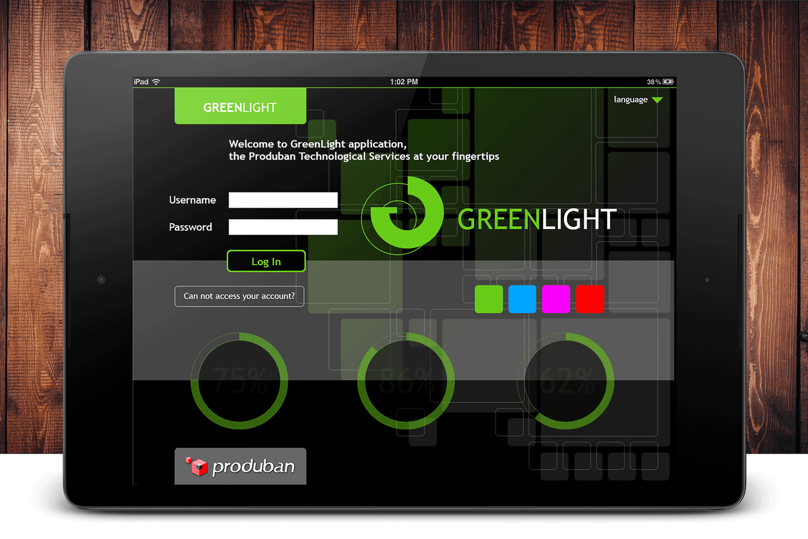 Diseño UX/UI - App Dashboard Greenlight Produban