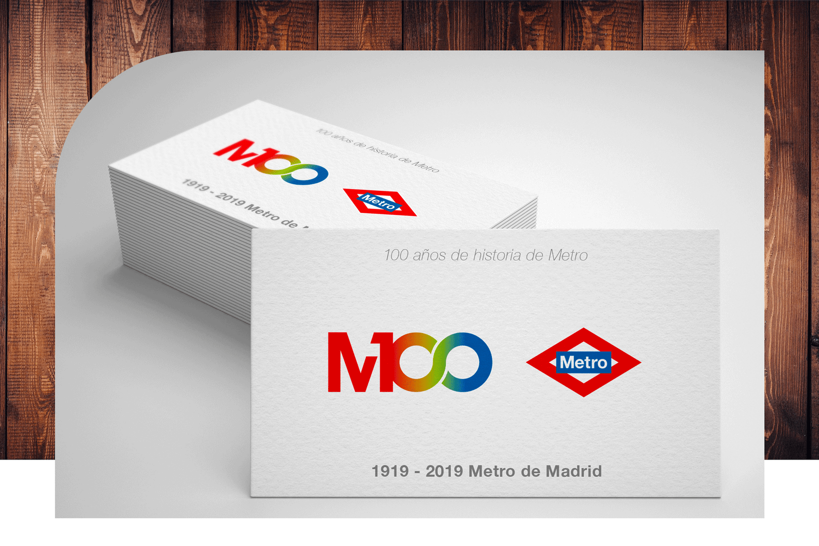 Identidad Corporativa - Propuesta Logotipo Centenario Metro Madrid