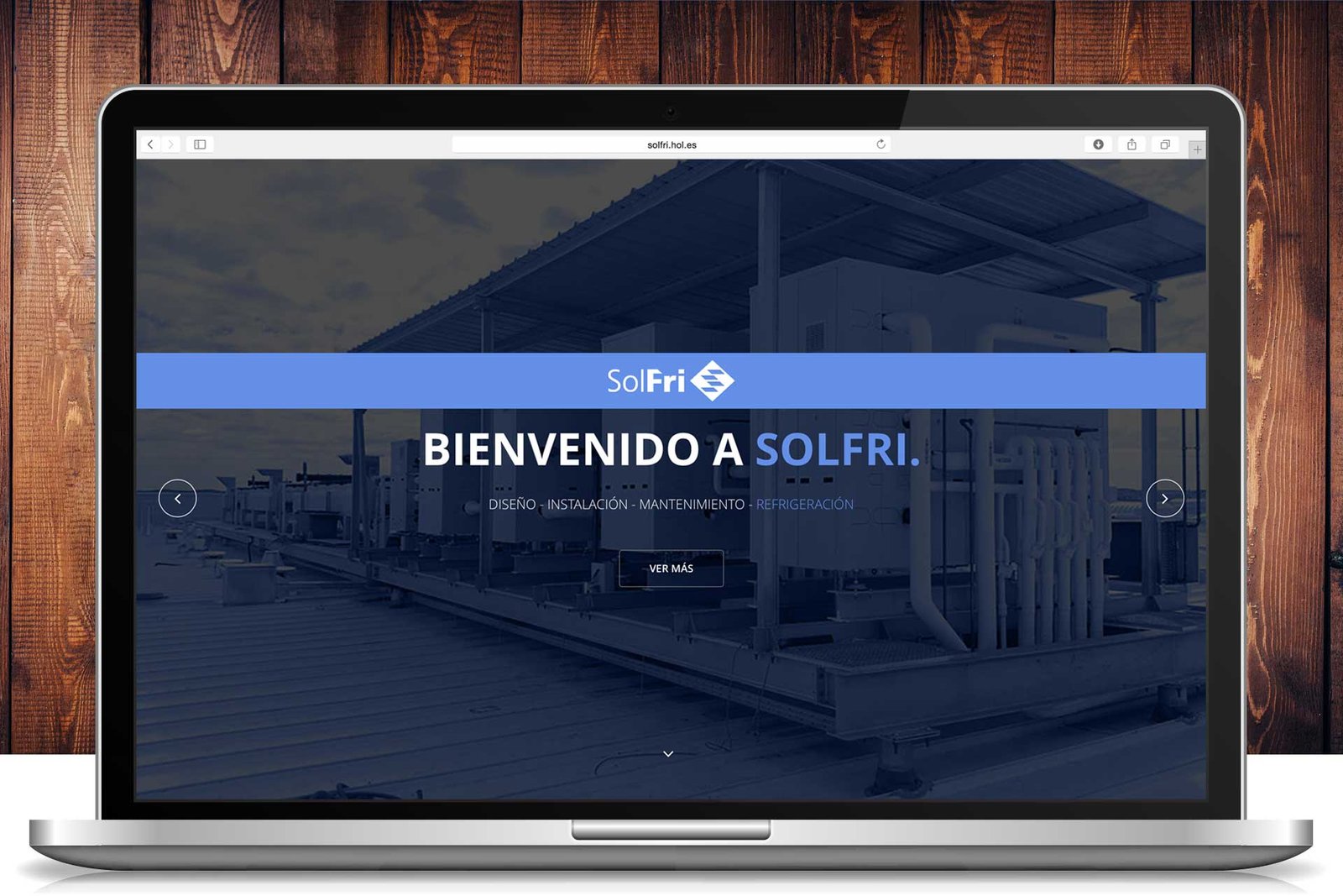 Diseño Web Responsive - Solfri Refrigeración